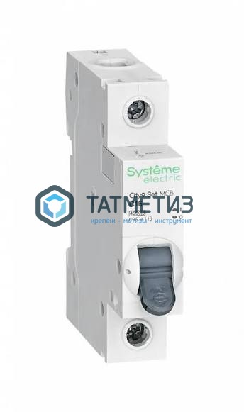 Выключатель авт. мод. 1п C 16А 4.5кА City9 Set 230В SE C9F34116 -  магазин «ТАТМЕТИЗ»