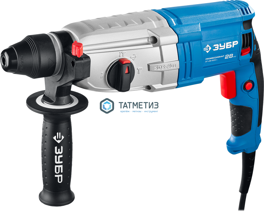 Перфоратор SDS-plus, ЗУБР Профес 800 Вт реверс, горизонтальный, металл редуктор 3.2Дж,0-1200 об/мин Перфоратор SDS-plus, ЗУБР Профес 800 Вт реверс, горизонтальный, металл редуктор 3.2Дж,0-1200 об/мин