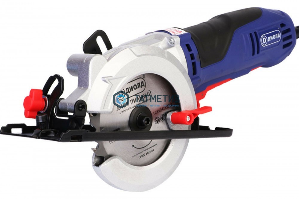 Пила дисковая 125 мм, гл.пр. 46 мм, 1000 Вт, многофункциональная "ДИОЛД" ДП-1 МФ Пила дисковая 125 мм, гл.пр. 46 мм, 1000 Вт, многофункциональная "ДИОЛД" ДП-1 МФ