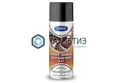 Краска аэроз. VIXEN ЧЕРНЫЙ ЯНТАРЬ матовая RAL 9005 520 ml./6 Краска аэроз. VIXEN ЧЕРНЫЙ ЯНТАРЬ матовая RAL 9005 520 ml./6