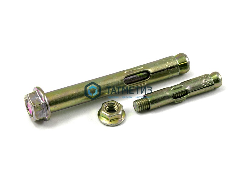 Анкерный болт с гайкой 10х150  ( 50 шт/уп) R -  магазин крепежа «ТАТМЕТИЗ»