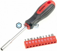 Набор отвертка с битами Fusion,11 пред, PH+SL+Torx,CrV,3-х компан рукоятка "anti slip"// Matrix -  магазин крепежа «ТАТМЕТИЗ»