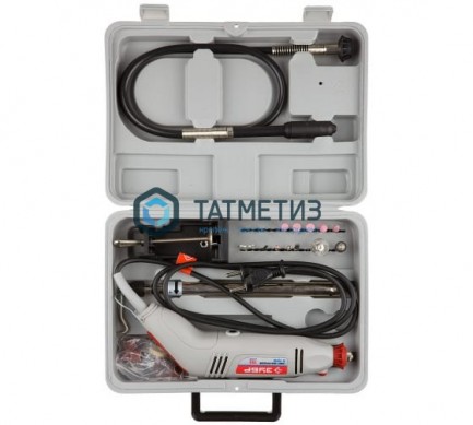 Гравер электрический, ЗУБР ЗГ-160ЭК, 220В, 160 Вт, 3.2 мм, 15000-35000 об/мин, 41 предмет -  магазин крепежа «ТАТМЕТИЗ»