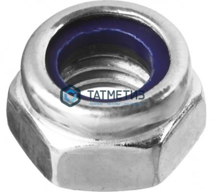 Гайка самоконтр DIN 985, оц М12 (1200 шт/уп) КТ | «ТАТМЕТИЗ» Гайка самоконтр DIN 985, оц М12 (1200 шт/уп) КТ - магазин крепежа «ТАТМЕТИЗ»