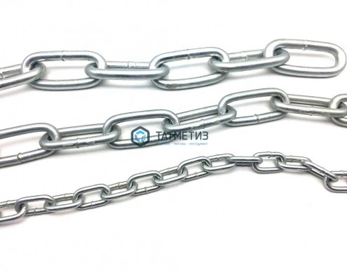 Цепь DIN 763 дл.зв. оц. 8 (15 м/бух) NW | «ТАТМЕТИЗ» Цепь DIN 763 дл.зв. оц. 8 (15 м/бух) NW - магазин крепежа «ТАТМЕТИЗ»