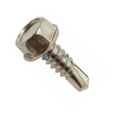 Саморез DIN7504 К А2 6гр головка с п/ш, сверло 6,3 х 25 | «ТАТМЕТИЗ» Саморез DIN7504 К А2 6гр головка с п/ш, сверло 6,3 х 25 - магазин крепежа «ТАТМЕТИЗ»