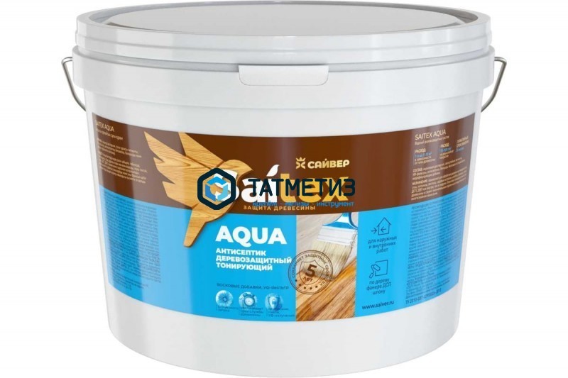 Деревозащитное средство Saitex AQUA БЕСЦВЕТНЫЙ 1 л./9 Деревозащитное средство Saitex AQUA БЕСЦВЕТНЫЙ 1 л./9