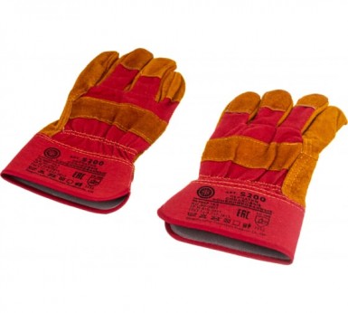 Перчатки спилковые цельные -  магазин крепежа «ТАТМЕТИЗ»