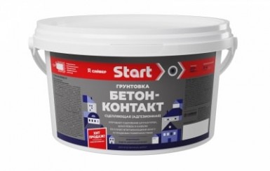 БЕТОН-КОНТАКТ грунт акрил. СТАРТ 3 кг 4 -  магазин крепежа «ТАТМЕТИЗ»