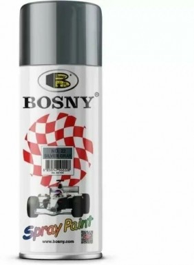 Краска аэроз. BOSNY 520 мл. №022  СЕРЕБРЯНО-СЕРАЯ -  магазин «ТАТМЕТИЗ»