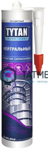 Герметик силиконовый универсальный ПРОЗРАЧНЫЙ 290 мл Tytan Euro-Line | «ТАТМЕТИЗ» Герметик силиконовый универсальный ПРОЗРАЧНЫЙ 290 мл Tytan Euro-Line - магазин крепежа «ТАТМЕТИЗ»