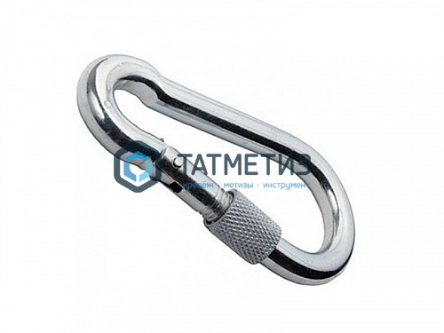 Карабин с муфтой 5299D 8 (25 шт/уп) F | «ТАТМЕТИЗ» Карабин с муфтой 5299D 8 (25 шт/уп) F - магазин крепежа «ТАТМЕТИЗ»